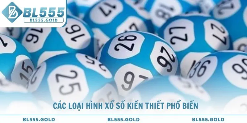 Các loại hình xổ số kiến thiết phổ biến